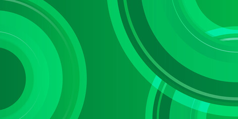 Modern simple green presentation background with circle pattern texture