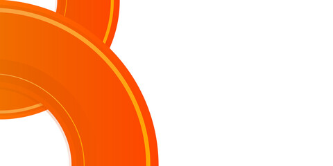 Bright orange abstract modern swoosh elegant soft wave background for presentation design template