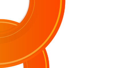 Bright orange abstract modern swoosh elegant soft wave background for presentation design template