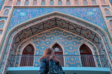 blue mosaic sulfur baths in tbilisi