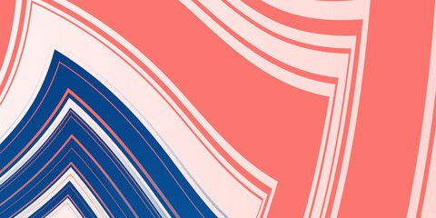 Modern simple abstract red blue presentation background with curve wave lines texture pattern