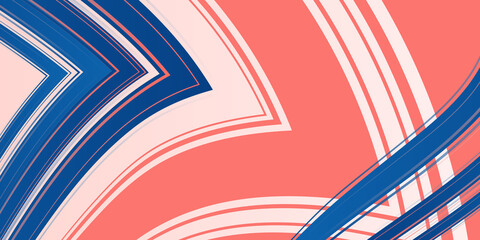 Modern abstract red blue presentation background with curve wave lines texture