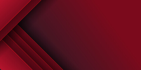 Modern abstract 3D dark red maroon black presentation background banner design