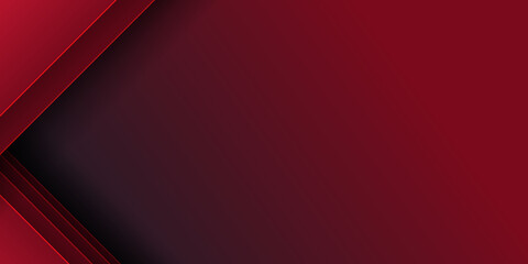Modern abstract 3D dark red maroon black presentation background banner design