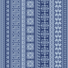 Abstract ethnic stripe pattern, vector background