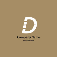 elegant simple logo of company