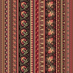 Abstract ethnic stripe pattern, vector background