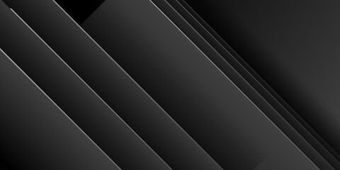 Modern black presentation background for business and corporate concept banner