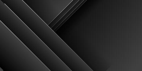 Modern black presentation background for business and corporate concept banner