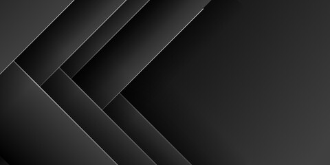 Modern black presentation background for business and corporate concept banner