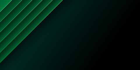 Abstract green black presentation background