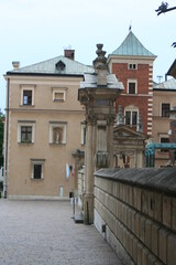 Wawelschloss in Krakow. Wawelhügel. Zamek na Wawelu. Cracow.
