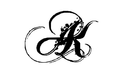 Naklejka premium AK logo 