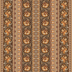 Abstract ethnic stripe pattern, vector background