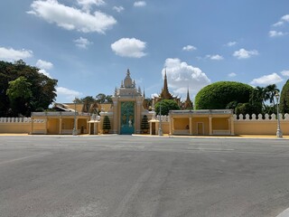 Palais royal à Phnom Penh, Cambodge