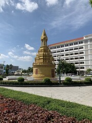 Stupa d'une place à Phnom Penh, Cambodge