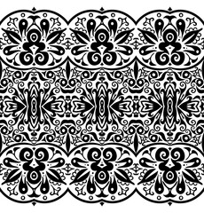 Vector ethnic nature ornamental background