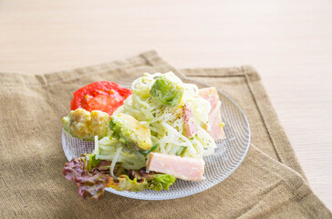 アボカドの春雨サラダ