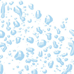 Vector rain drops texture for your game