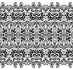 Fototapeta premium Vector ethnic nature ornamental background