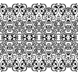 Vector ethnic nature ornamental background