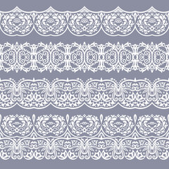 Abstract ethnic nature seamless line art stripes