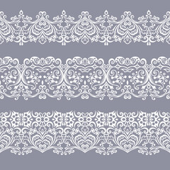 Abstract ethnic nature seamless line art stripes