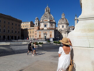  Opustoszałe ulice Rzymu, miasto bez turystów. © Jola i Darek 