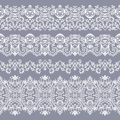 Abstract ethnic nature seamless line art stripes