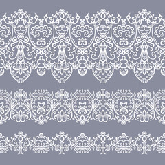 Abstract ethnic nature seamless line art stripes