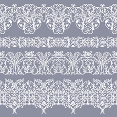 Abstract ethnic nature seamless line art stripes