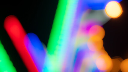 abstract background with colorful lights