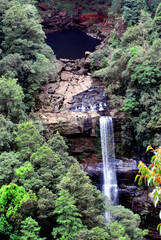 Beautiful Waterfall in Morton National Park, Australia