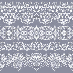 Abstract ethnic nature seamless line art stripes