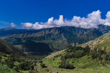 Fototapeta premium A beautiful view of landscape at Kashmir India.