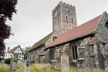St Laurence-In-Thanet Church, in the village of St Lawrence, Ramsgate, UK
