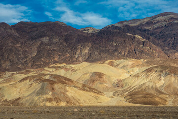 View from car to the Artist Palette.