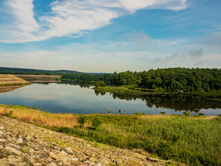 landscape with lake