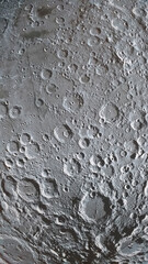 Surface of the moon full of craters