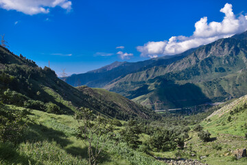 Fototapeta na wymiar A beautiful view of landscape at Kashmir India.
