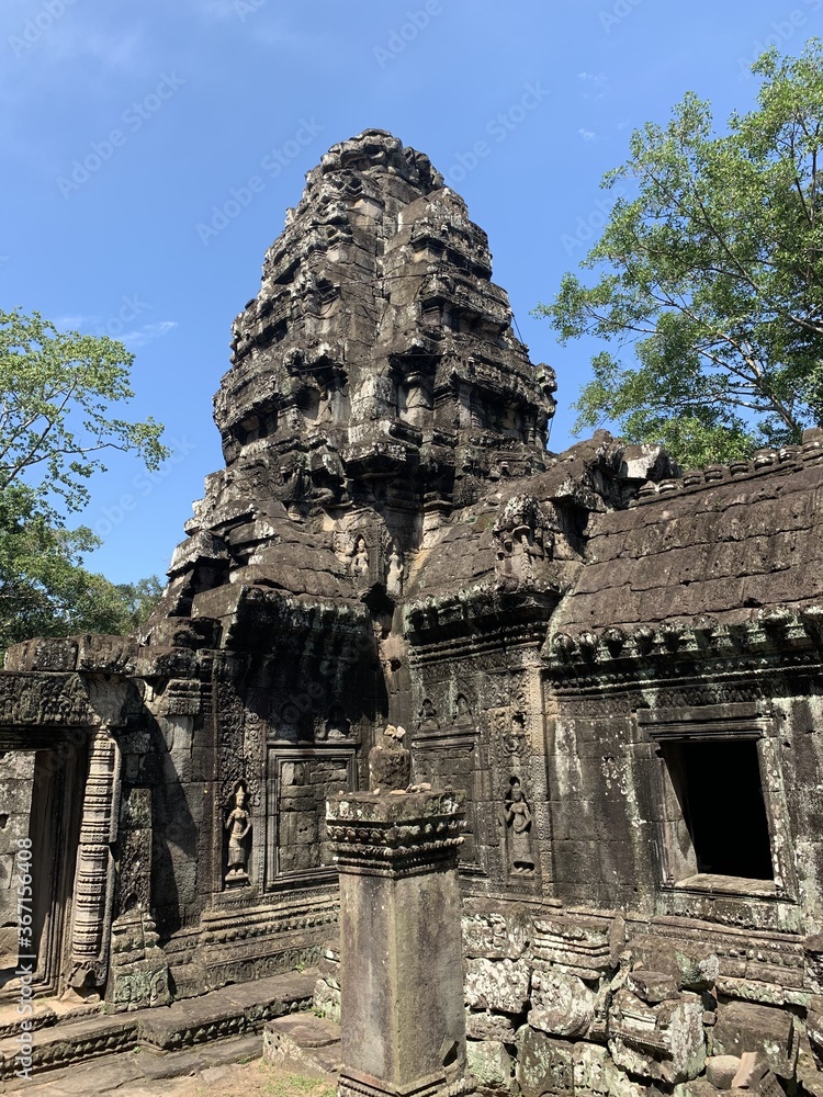 Poster Temple à Angkor, Cambodge