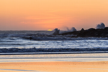 Sunset at the coast