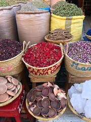 moroccan market stall