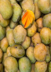 Seasonal delicious sweet mango shop