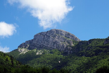 Obraz premium Montagne dans le massif de la chartreuse - le rocher de chalves
