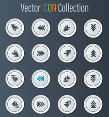 Arrows icons set