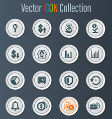 Business icons set