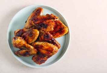 Roast spicy chicken wings