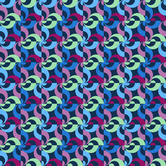 Vector rhythmic geometric elements background