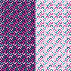 Vector rhythmic geometric elements background